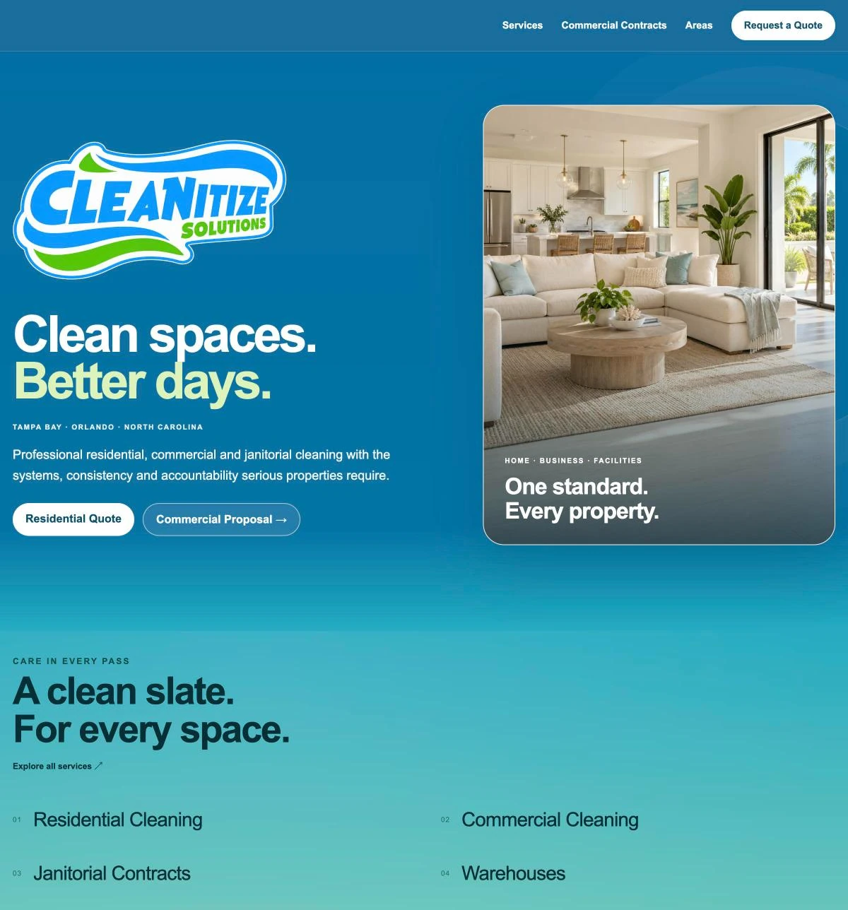 Cleanitize Solutions | Site Criado pela MOM